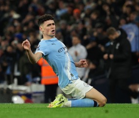 开云-福登在英超对阵曼联已经打进7球，仅次于对阵布莱顿的8球